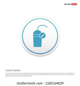Juice icon. cocktail drink icon Hexa White Background icon template - Free vector icon