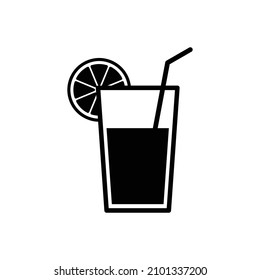 juice icon cocktail drink vector icon