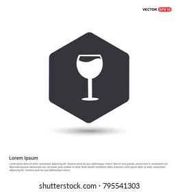 Juice icon. cocktail drink icon White Background icon template
