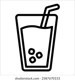 Juice Icon Element For Design