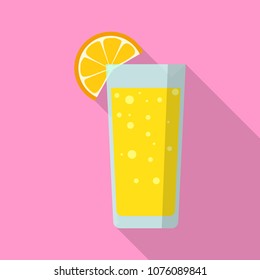 Juice icon. Flat illustration of juice vector icon for web