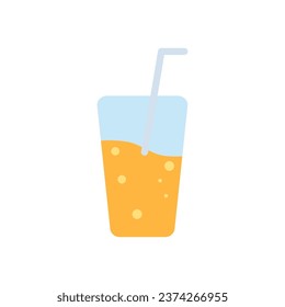 juice icon flat style vector