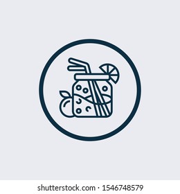 juice icon isolated on white background from theraphy collection. juice icon trendy and modern juice symbol for logo, web, app