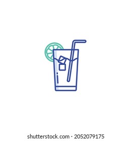 Juice Icon Isolated On White Background