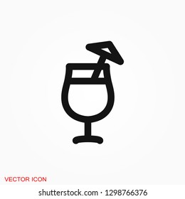 Juice icon logo, illustration, vector sign symbol for design