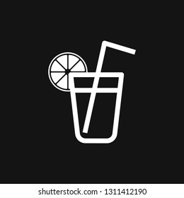 Juice icon logo, illustration, vector sign symbol for design