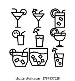 juice icon or logo isolated sign symbol vector illustration - Collection of high quality black style vector icons
