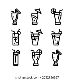 juice icon or logo isolated sign symbol vector illustration - Collection of high quality black style vector icons
