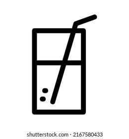 juice icon or logo isolated sign symbol vector illustration - high quality black style vector icons
