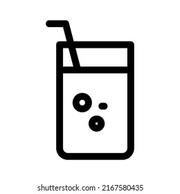 juice icon or logo isolated sign symbol vector illustration - high quality black style vector icons
