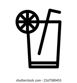 juice icon or logo isolated sign symbol vector illustration - high quality black style vector icons
