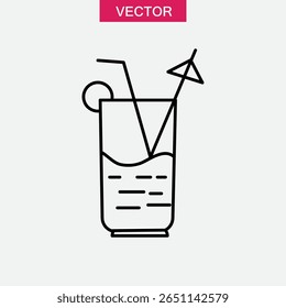juice icon or logo isolated sign symbol , vector flat black simple illustration for web and app..eps
