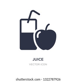 juice icon on white background. Simple element illustration from Health and medical concept. juice sign icon symbol design.