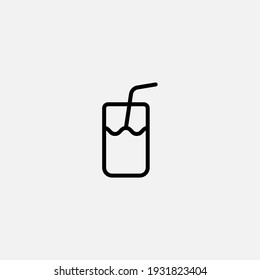 Juice icon sign vector,Symbol, logo illustration for web and mobile