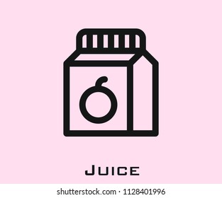 Juice icon signs