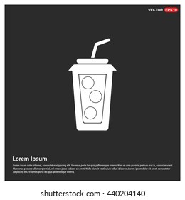 Juice Icon. Soda drink icon 