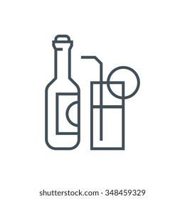 Juice icon suitable for info graphics, websites and print media. Vector icon.