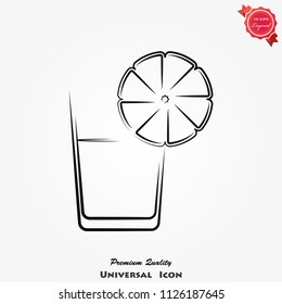 Juice icon vector
