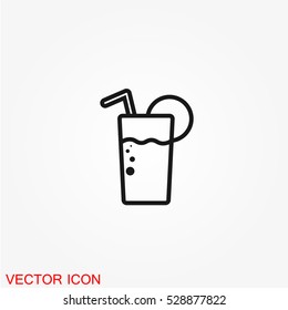 Juice icon vector