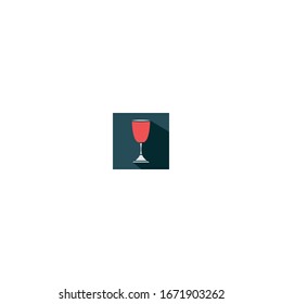 Vektorillustration der Saftsymbol - Glas Fruchtsaft