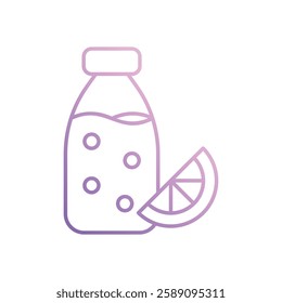 Juice icon vector stock illustration
