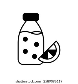 Juice icon vector stock illustration