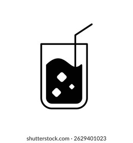 Icono de jugo Vector ilustración de stock