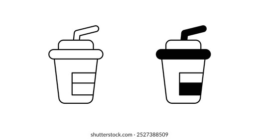 Juice icon with white background vector stock illustration