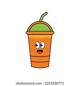 Juice Illustration On White Background