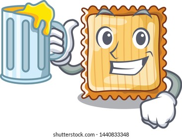 With juice lasagne is cooked in mascot oven