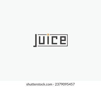 Juice Letter Logo Design Template
