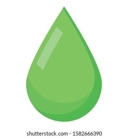 Juice lime drop icon. Isometric of juice lime drop vector icon for web design isolated on white background