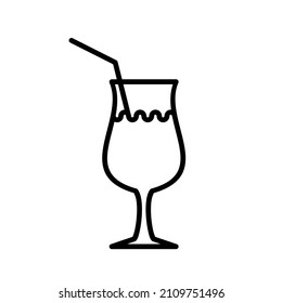 juice line art vector illustration good for element design, pattern, icon.