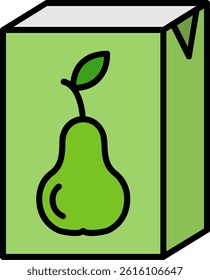 Juice Line Filled Vector Icon Design