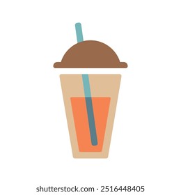 Juice line icon editable stroke vector object