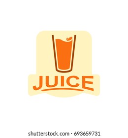 Juice Logo Design Unique Illustration Stock Vector (Royalty Free ...