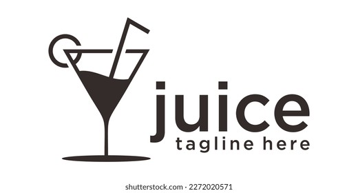 juice logo design vector illustration 2