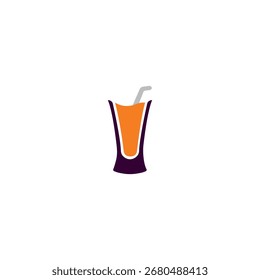Diseño de logotipo de jugo, logotipo de Vector, diseño de logotipo de ilustración