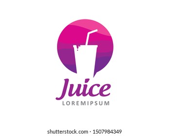 Juice logo symbol or icon template