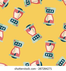 juice machine flat icon,eps10 seamless pattern background