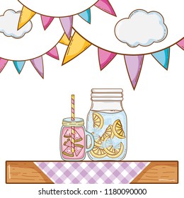 Juice mason jar