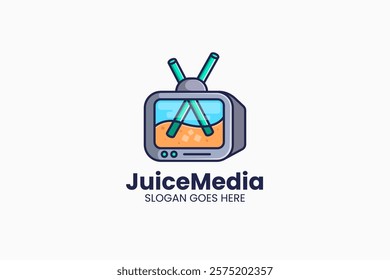 Juice Media Logo. Vector Illustration