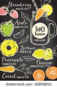 Juice Bar Menu High Res Stock Images Shutterstock