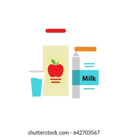 juice and milk icon