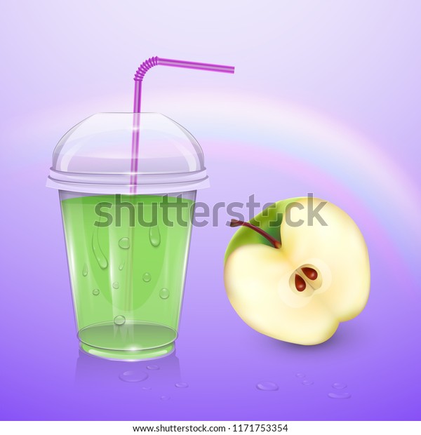 Download Juice Mockup Smoothie Cup Isolated On Stock Vector Royalty Free 1171753354