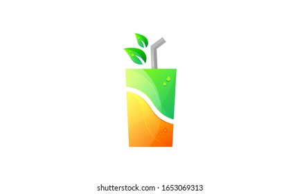 Juice Modern Gradient Colorful Logo