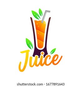 Juice Modern Gradient Colorful Logo
