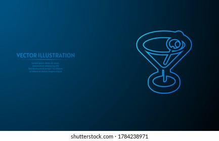jugo de fondo azul abstracto. 