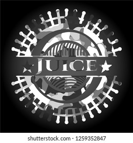 Juice on grey camo pattern