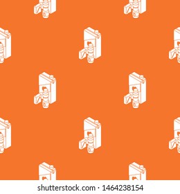 Juice pack pattern vector orange for any web design best